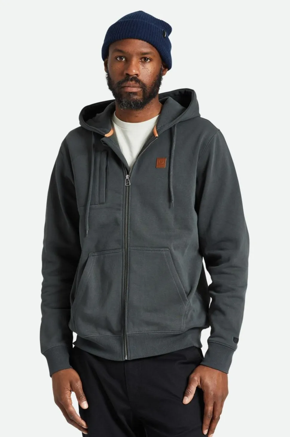 Builders Water Resistant Heavyweight Fleece Full Zip Hood