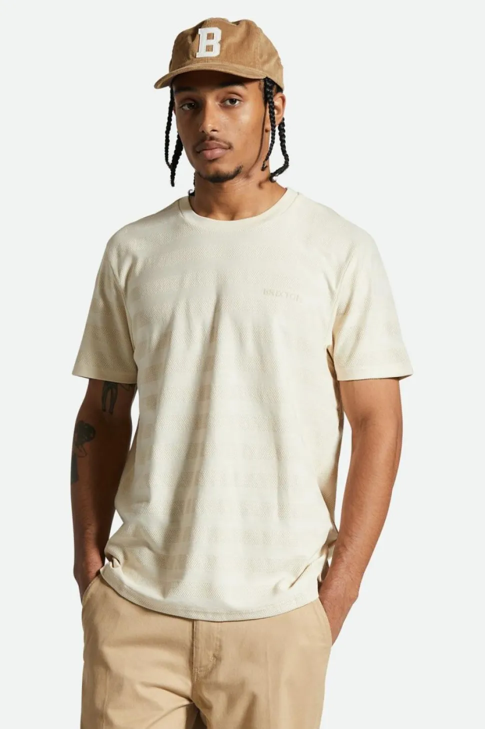 The City Jacquard Stripe S/S Tee